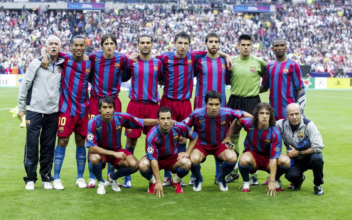 Barcelona Retro Jersey 2005/2006 UEFA Final