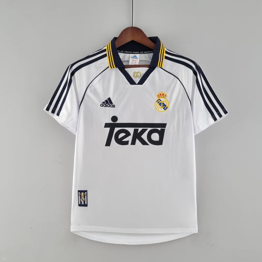 Real Madrid Retro Jersey 2000 HOME